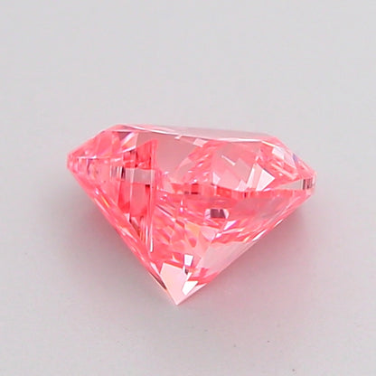 HEART 1 CARAT FANCY VIVID PINK VVS2  VG VG STRONG