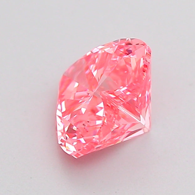 heart 1 carat fancy vivid pink vvs2  vg vg strong