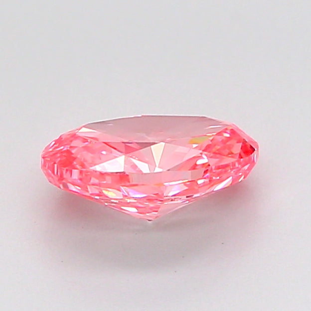 oval 1 carat fancy vivid pink vs2  vg good strong