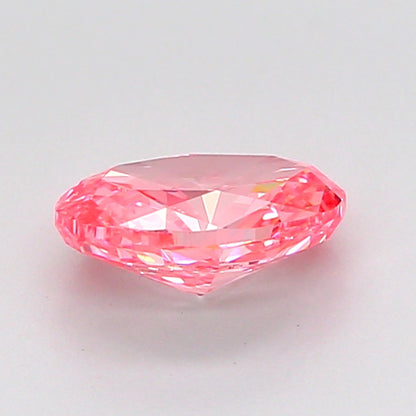 OVAL 1 CARAT FANCY VIVID PINK VS2  VG Good STRONG