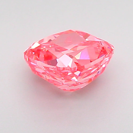 cushion 1.08 carat fancy vivid pink vvs2  vg vg strong
