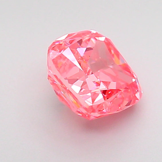 cushion 1.08 carat fancy vivid pink vvs2  vg vg strong