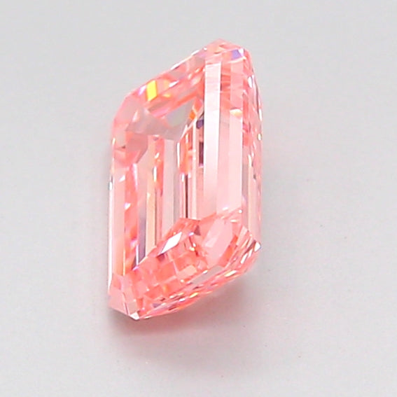 emerald 1 carat fancy vivid pink vvs2  vg vg slight