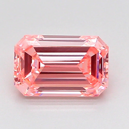 EMERALD 1 CARAT FANCY VIVID PINK VVS2  VG VG SLIGHT