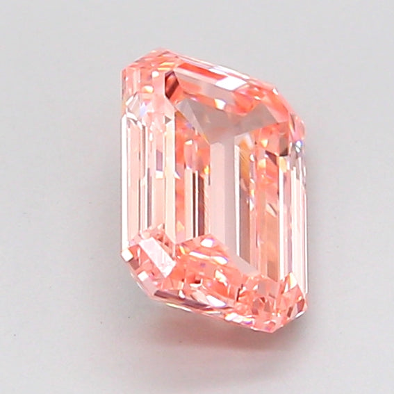 emerald 1.11 carat fancy intense pink vvs2  vg vg slight