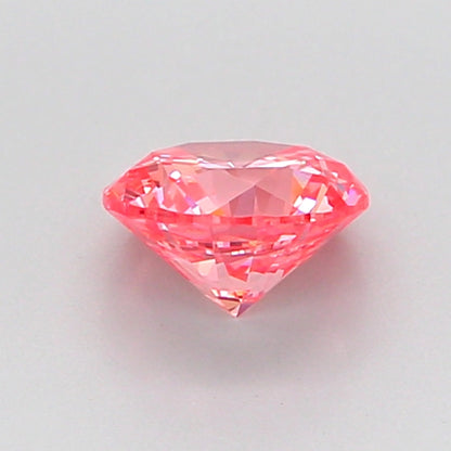 ROUND 0.73 CARAT FANCY VIVID PINK VS1 VG VG VG STRONG