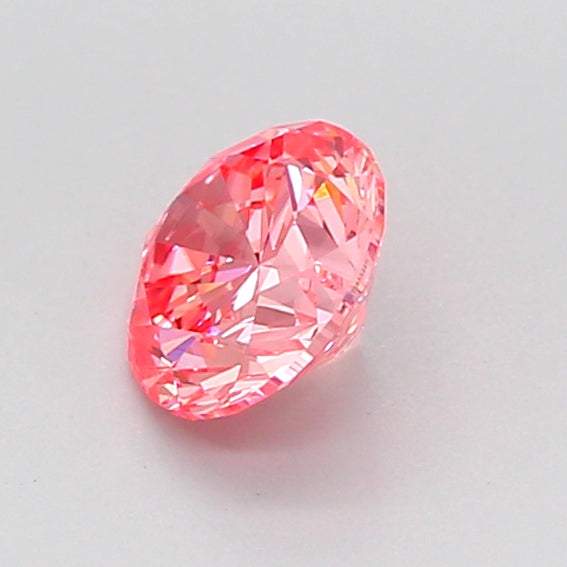 round 0.73 carat fancy vivid pink vs1 vg vg vg strong