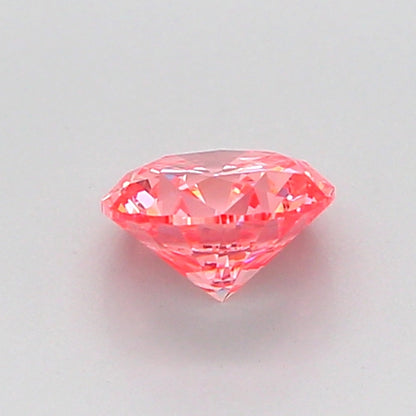 ROUND 0.61 CARAT FANCY VIVID PINK VVS2 VG VG VG STRONG