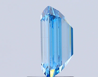EMERALD 2.03 CARAT FANCY VIVID BLUE VS2  VG EX NONE