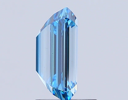 EMERALD 2.03 CARAT FANCY VIVID BLUE VS2  VG EX NONE