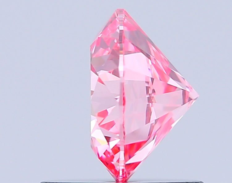 round 0.93 carat fancy vivid pink vvs2 id ex ex slight