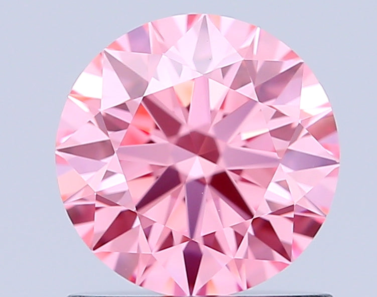 round 0.93 carat fancy vivid pink vvs2 id ex ex slight