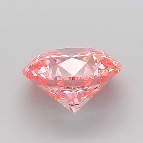 round 1.08 carat fancy vivid pink vvs2 id ex ex slight