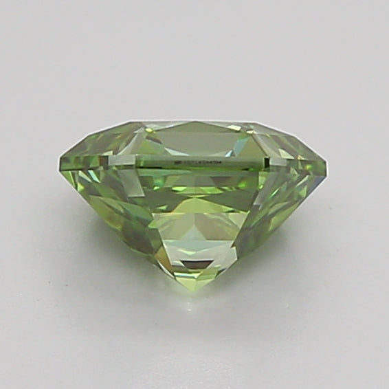 hexagonal 1.05 carat fancy vivid green vs1  ex ex very slight