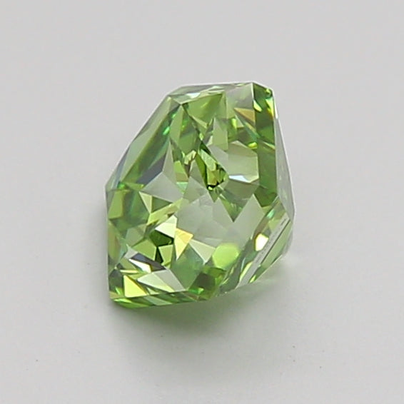 hexagonal 1.01 carat fancy vivid green vs1  ex vg none