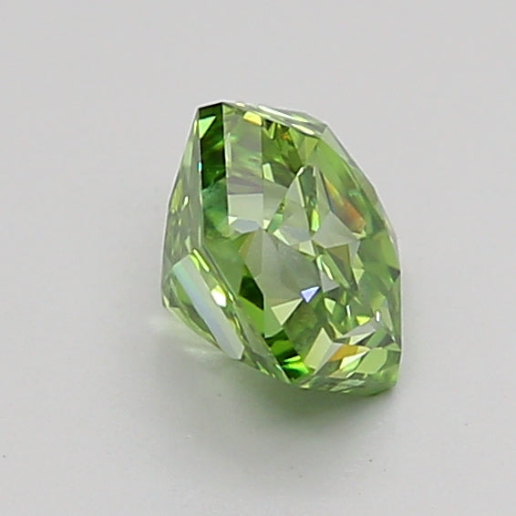 hexagonal 1.01 carat fancy vivid green vs1  ex vg none