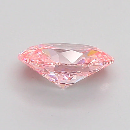 OVAL 1 CARAT FANCY VIVID PINK VVS2  EX EX STRONG