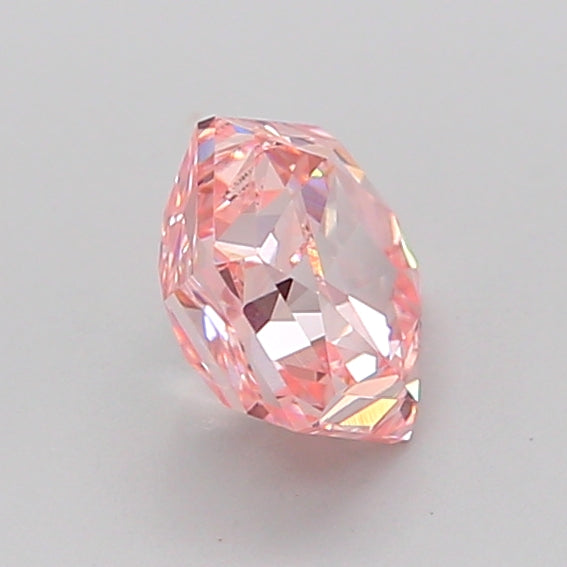 hexagonal 1.01 carat fancy intense pink vvs2  ex vg strong