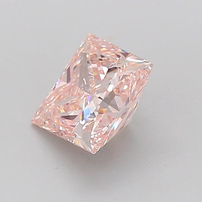 PRINCESS 1.03 CARAT FANCY LIGHT PINK VVS1  EX VG STRONG