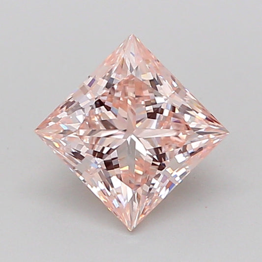 PRINCESS 1.03 CARAT FANCY LIGHT PINK VVS1  EX VG STRONG