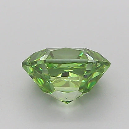 HEXAGONAL 1.01 CARAT FANCY VIVID GREEN VVS2  VG VG NONE