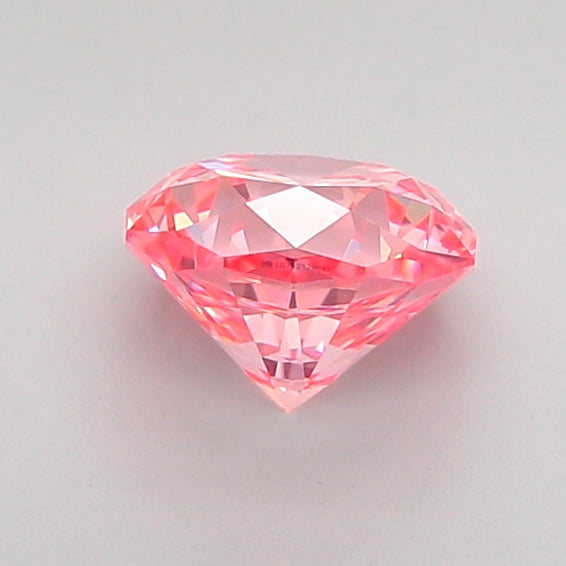octagonal 0.96 carat fancy vivid pink vvs2  ex ex strong