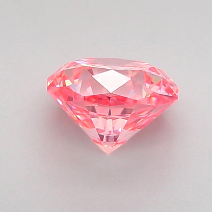 OCTAGONAL 0.96 CARAT FANCY VIVID PINK VVS2  EX EX STRONG