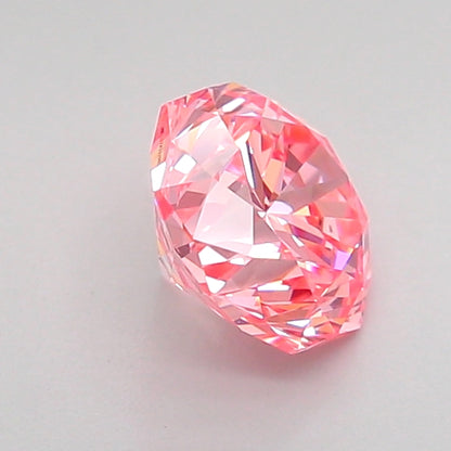 OCTAGONAL 0.96 CARAT FANCY VIVID PINK VVS2  EX EX STRONG
