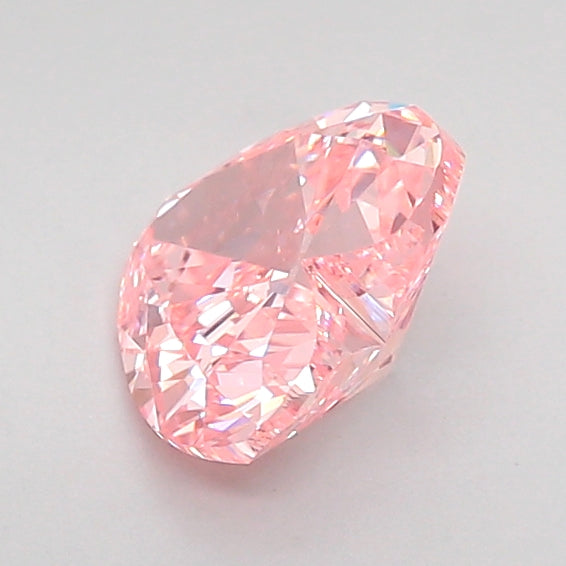 heart 0.97 carat fancy vivid pink vs1  vg vg strong