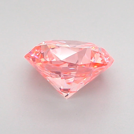 octagonal 0.94 carat fancy vivid pink vvs2  ex ex strong