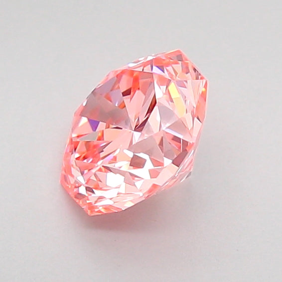 octagonal 0.94 carat fancy vivid pink vvs2  ex ex strong