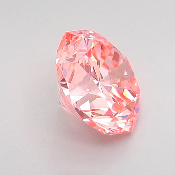 octagonal 0.94 carat fancy vivid pink vvs2  ex ex strong