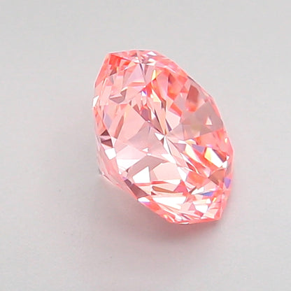 OCTAGONAL 0.94 CARAT FANCY VIVID PINK VVS2  EX EX STRONG