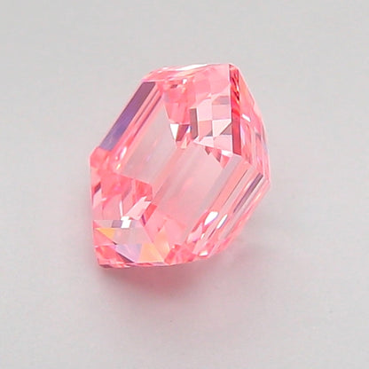 HEXAGONAL 0.96 CARAT FANCY VIVID PINK VS1  VG VG STRONG