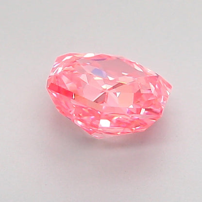 HEXAGONAL 0.9 CARAT FANCY VIVID PINK VS1  VG VG STRONG