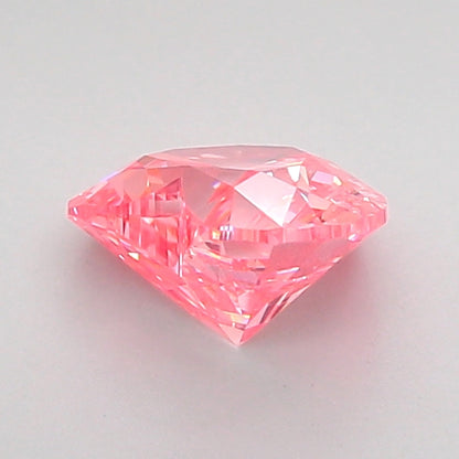 HEART 0.97 CARAT FANCY VIVID PINK VS1  VG EX STRONG