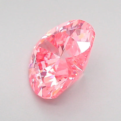 HEART 0.97 CARAT FANCY VIVID PINK VS1  VG EX STRONG