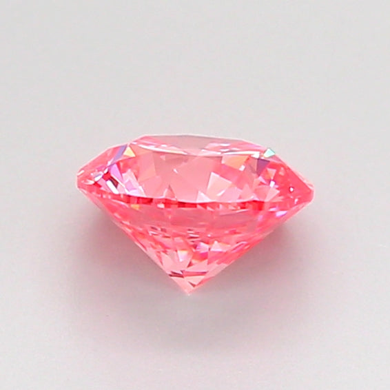 round 0.75 carat fancy vivid pink vvs2 vg ex good strong