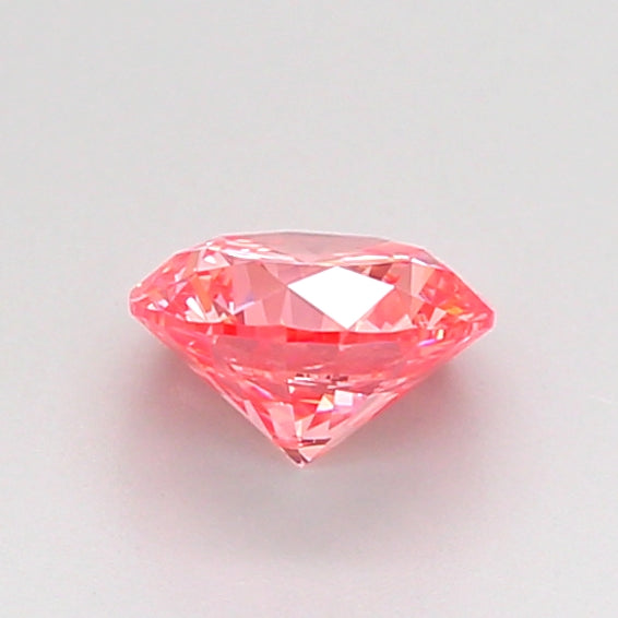 round 0.66 carat fancy vivid pink vvs2 vg vg vg strong