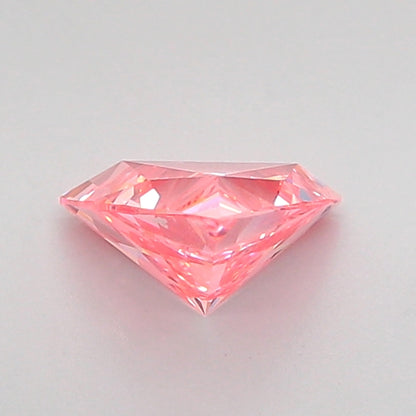 TRIANGULAR 0.69 CARAT FANCY VIVID PINK VVS2  VG VG STRONG