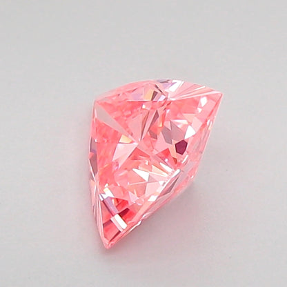 TRIANGULAR 0.69 CARAT FANCY VIVID PINK VVS2  VG VG STRONG