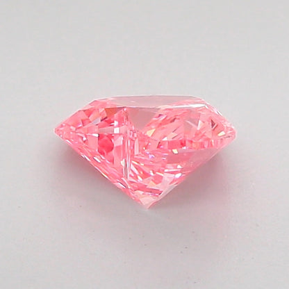 HEART 0.69 CARAT FANCY VIVID PINK VS1  VG VG STRONG