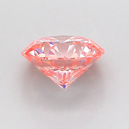 ROUND 0.91 CARAT FANCY INTENSE PINK SI1 ID VG VG STRONG