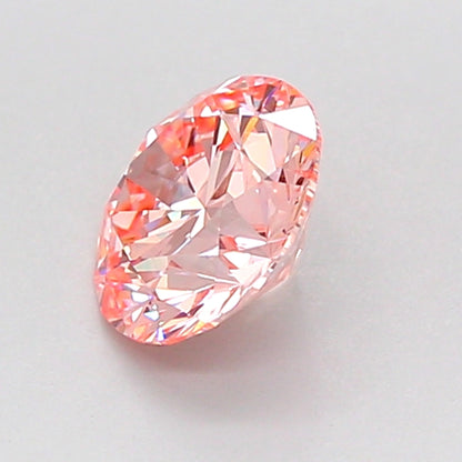 ROUND 0.91 CARAT FANCY INTENSE PINK SI1 ID VG VG STRONG