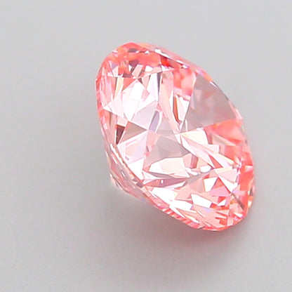 ROUND 1.52 CARAT FANCY INTENSE PINK VVS2 ID EX EX SLIGHT
