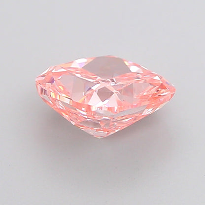 CUSHION 2.08 CARAT FANCY VIVID PINK VS1  VG VG SLIGHT