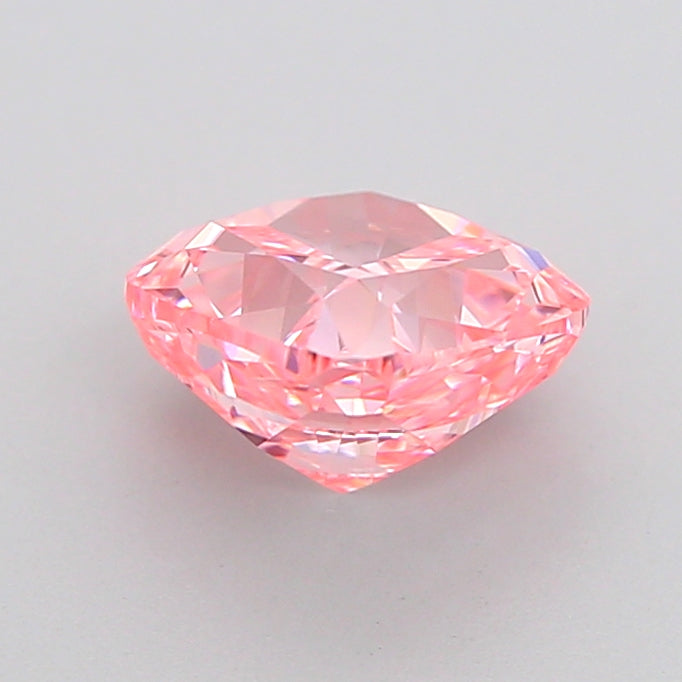 cushion 1.57 carat fancy vivid pink vvs2  vg vg slight