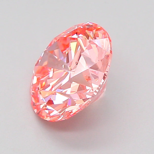 round 1.52 carat fancy vivid pink vs1 id ex ex slight
