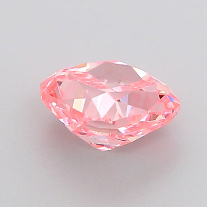 CUSHION 1.51 CARAT FANCY VIVID PINK VS2  VG VG SLIGHT