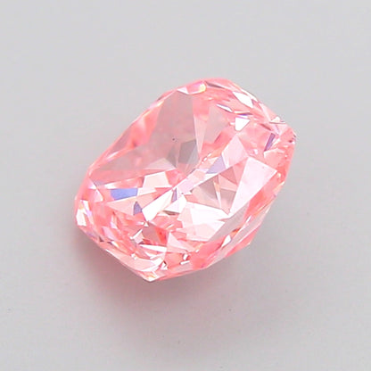 CUSHION 1.51 CARAT FANCY VIVID PINK VS2  VG VG SLIGHT